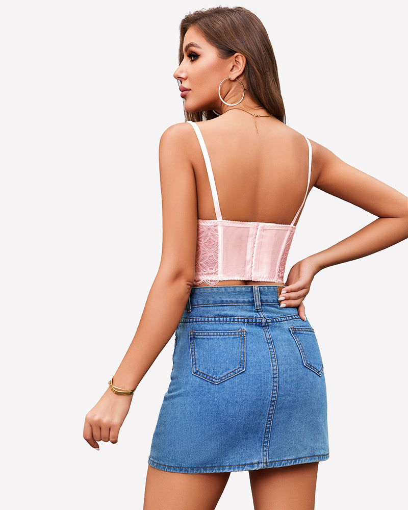 Underwire Tops Push Up Bustier No Padded Lingerie Sets-Bras - Tophatter Daily Deals