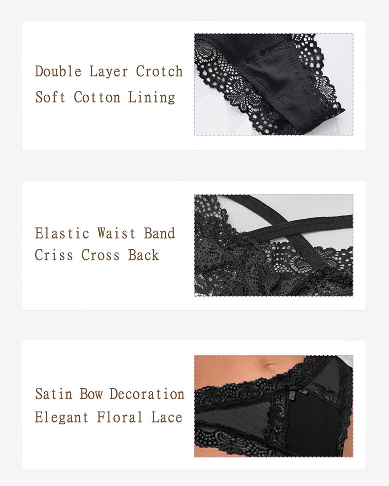 Low Rise Thong with Criss Cross Back Lingeries-panties - Tophatter Daily Deals