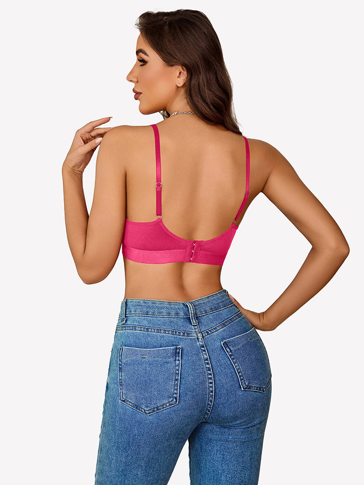 Rhinestone Wireless Bralettes Unlined Bra Lingerie Sets-Bras - Tophatter Daily Deals