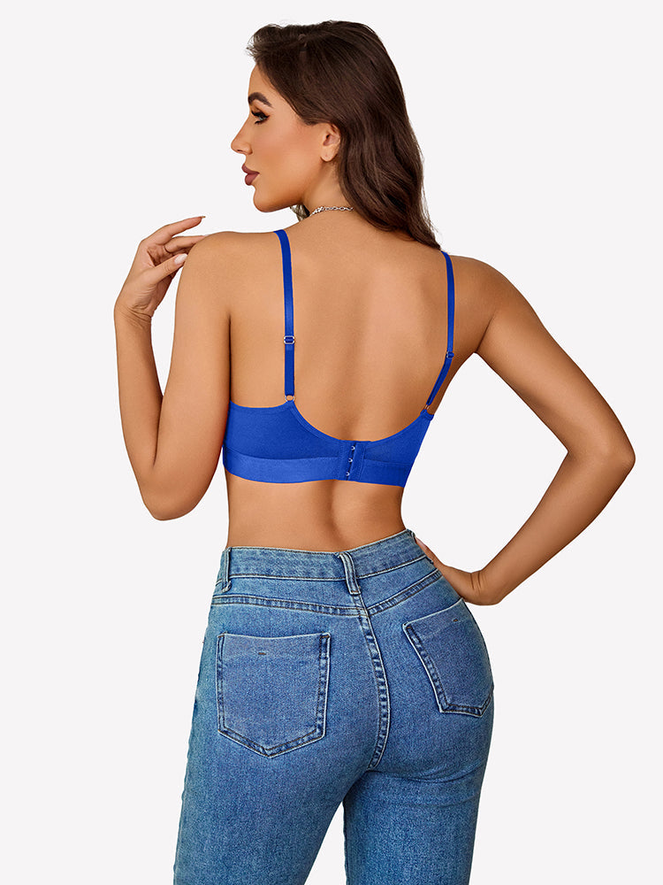 Rhinestone Wireless Bralettes Unlined Bra Lingerie Sets-Bras - Tophatter Daily Deals