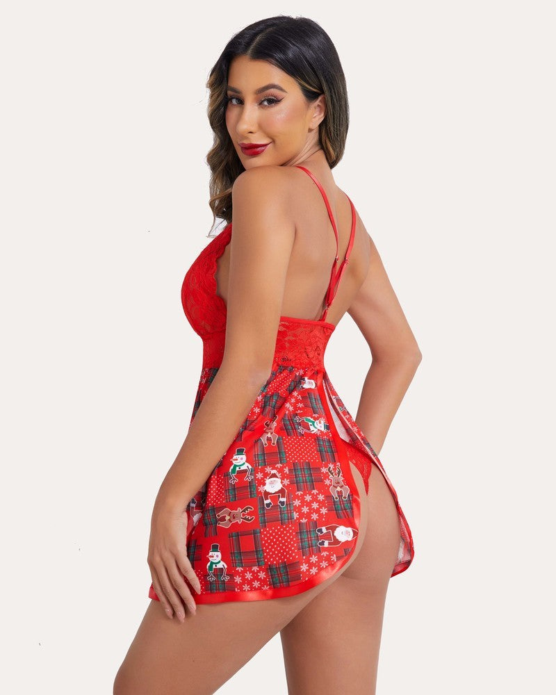 Lace Babydoll Lingerie Lingerie-Babydolls - Tophatter Daily Deals