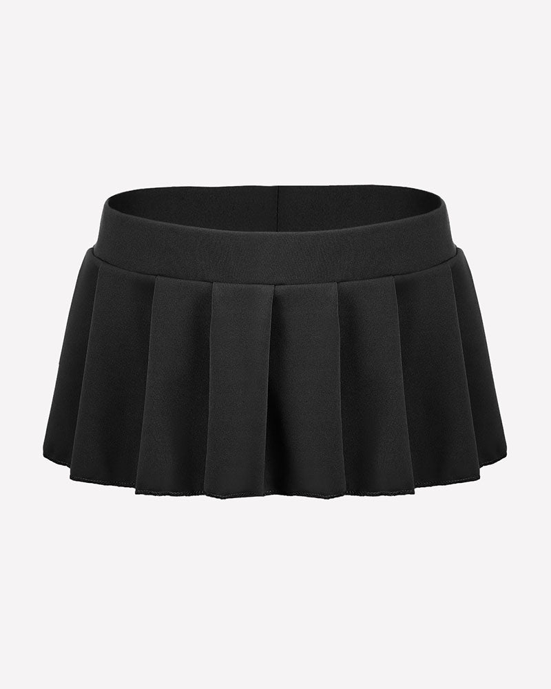 Pleated Ruffle Mini Skirt for Schoolgirl (DE Only) Lingeries-mini skirts - Tophatter Daily Deals