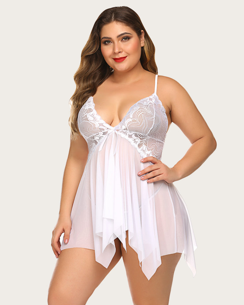 Lace Babydoll Boudoir Outfits (DE Only) Lingerie-Babydolls - Tophatter Daily Deals