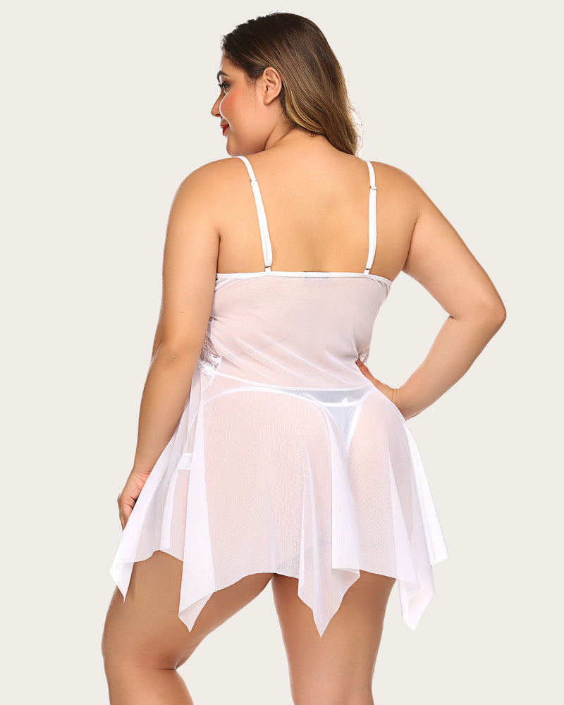 Lace Babydoll Boudoir Outfits (DE Only) Lingerie-Babydolls - Tophatter Daily Deals