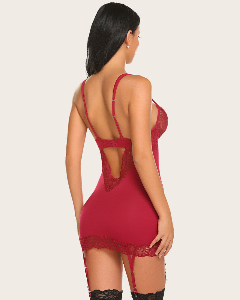 Christmas Full Slips No Lingerie Lingeries-Chemises - Tophatter Daily Deals