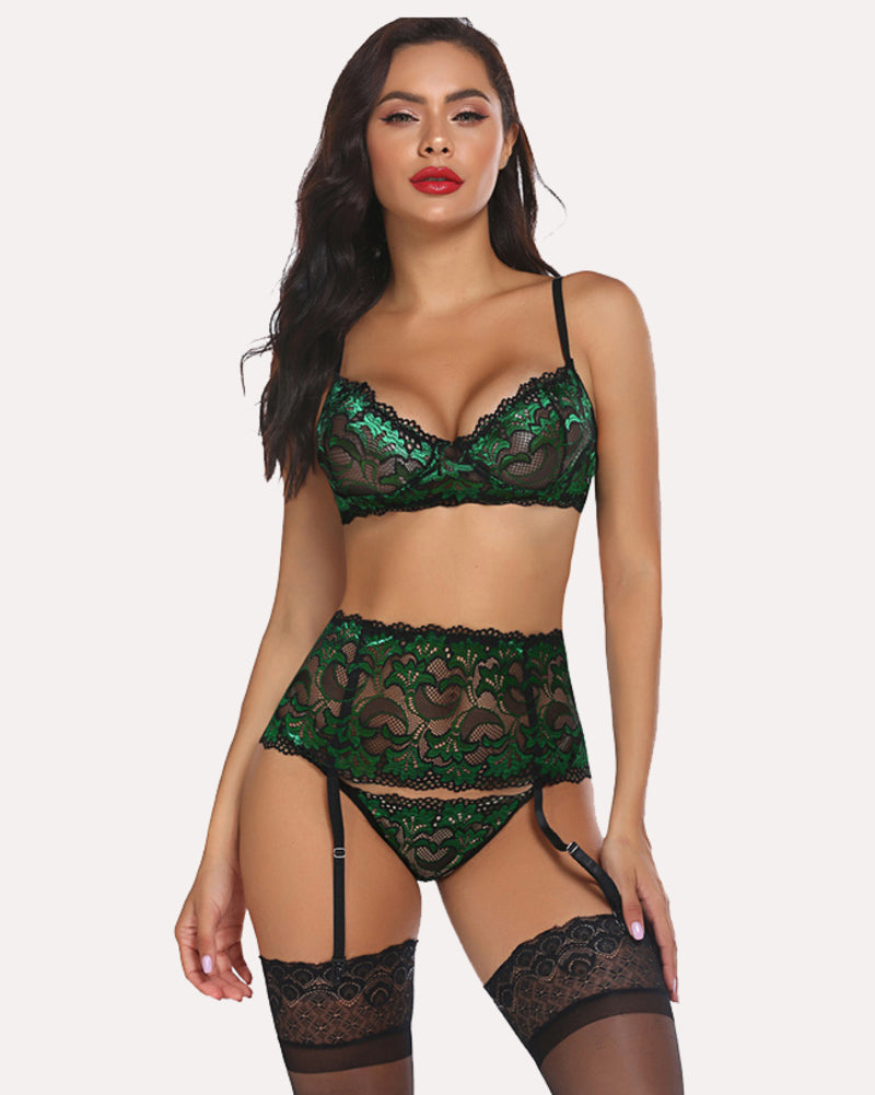 Bra and Panty Lingerie Set (DE Only) Lingerie Sets-Bra Sets - Tophatter Daily Deals