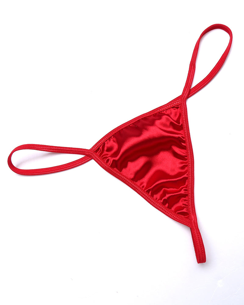 Christmas Satin Lingerie Santa Chemise Sleepwears-dresses - Tophatter Daily Deals
