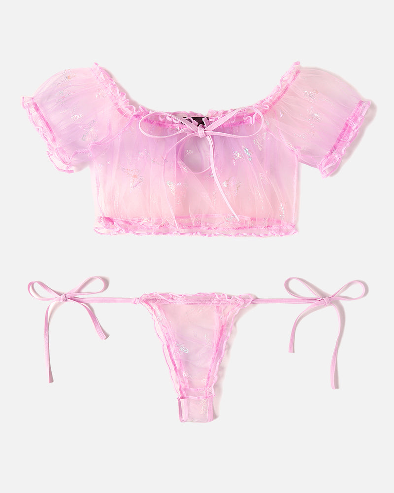 Christmas Lingerie Bra and Panty Set Lingerie Sets-Bra Sets - Tophatter Daily Deals