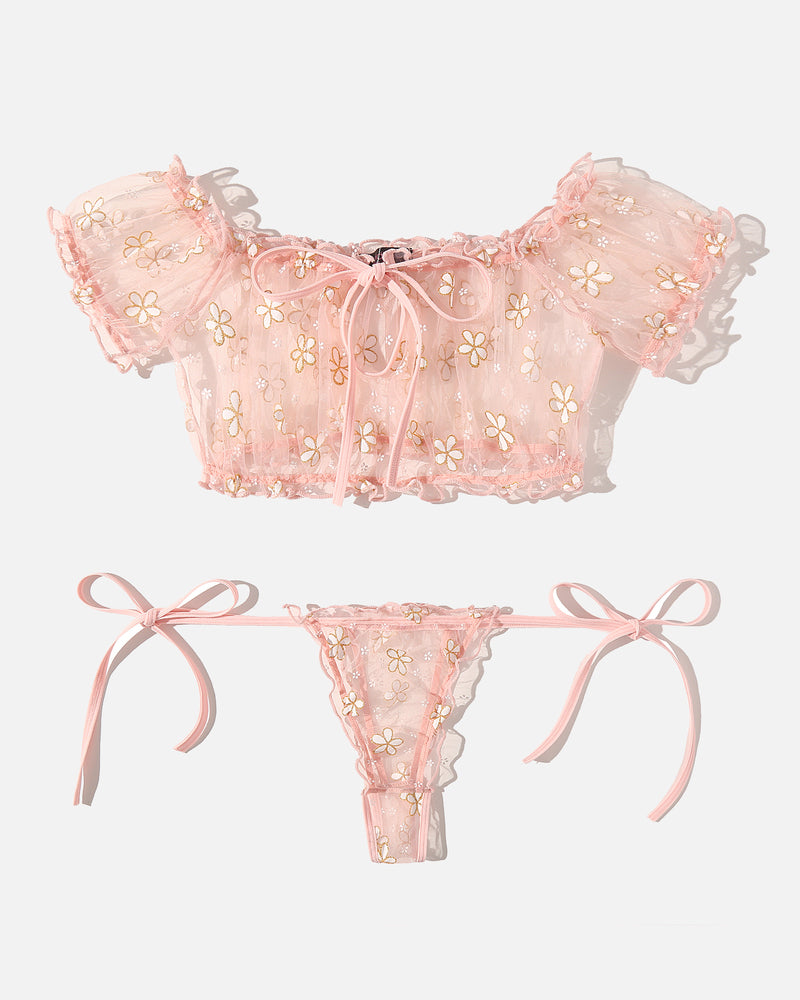 Christmas Lingerie Bra and Panty Set Lingerie Sets-Bra Sets - Tophatter Daily Deals