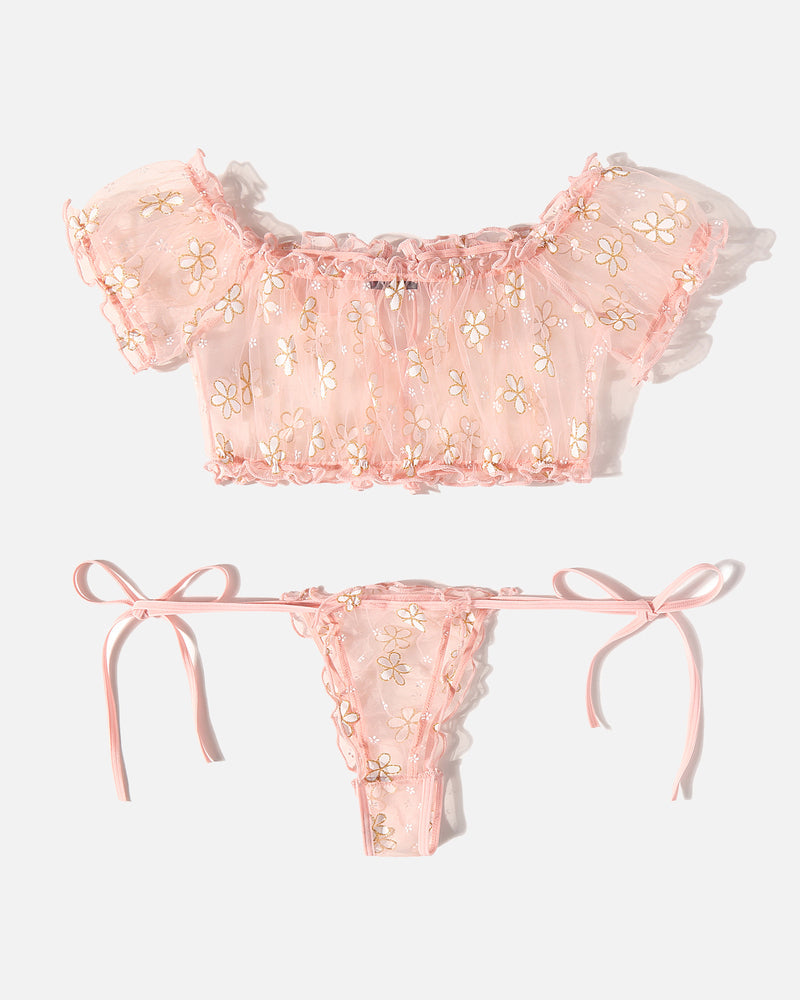 Christmas Lingerie Bra and Panty Set Lingerie Sets-Bra Sets - Tophatter Daily Deals