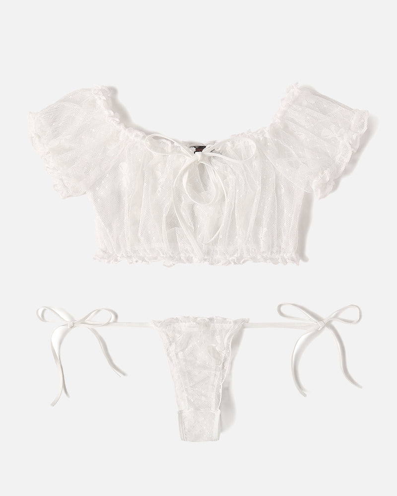Christmas Lingerie Bra and Panty Set Lingerie Sets-Bra Sets - Tophatter Daily Deals