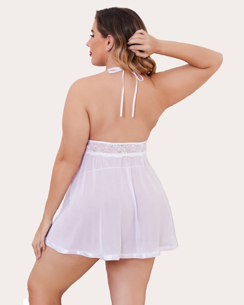 Plus Size Babydoll Lingerie Lingerie Sets-Plus size - Tophatter Daily Deals