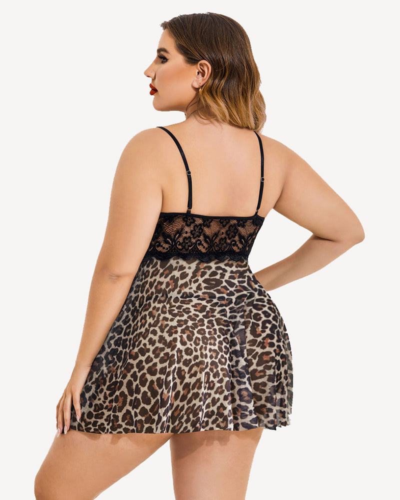 Plus Size Heart Side Slit Nightdress Avidlove-Plus Size-Babydolls - Tophatter Daily Deals