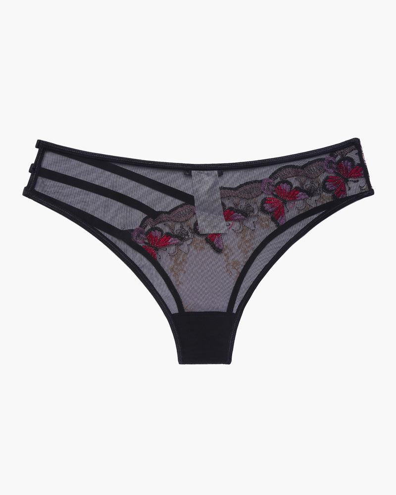 Embroidered Mesh Panties Lingeries-panties - Tophatter Daily Deals