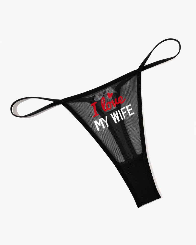 T-back Mesh Panties Black-style2 Lingeries-panties - Tophatter Daily Deals
