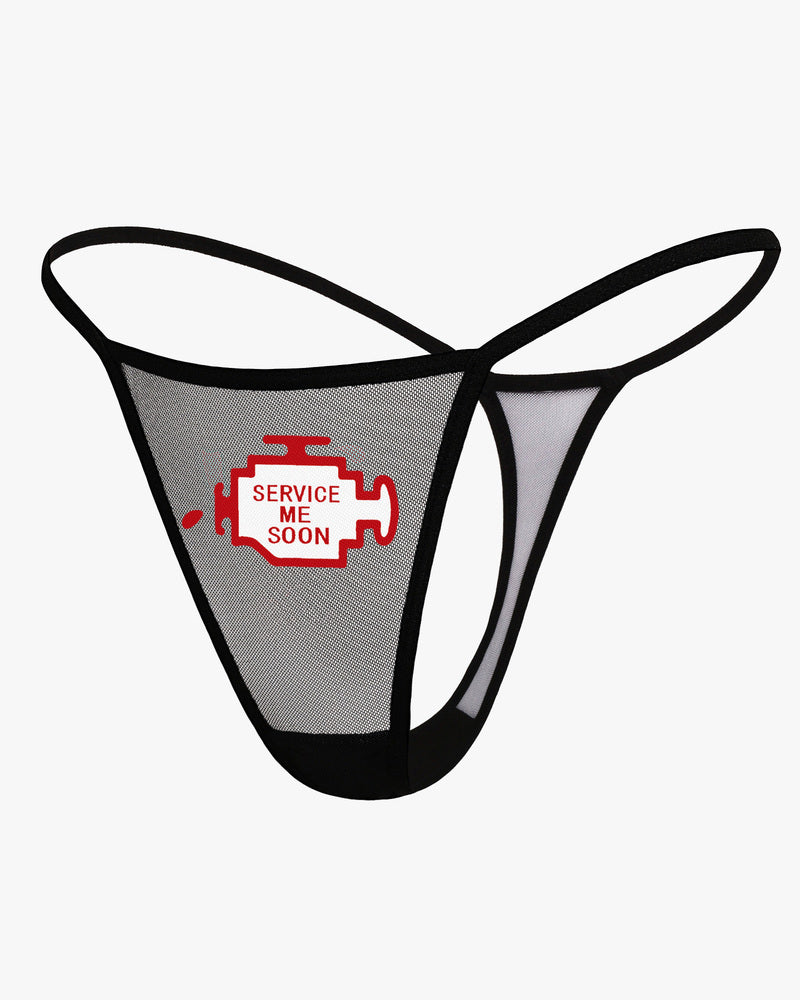 T-back Mesh Panties Lingeries-panties - Tophatter Daily Deals