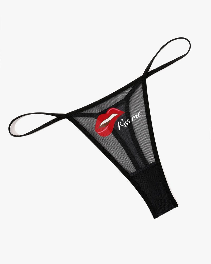 T-back Mesh Panties Lingeries-panties - Tophatter Daily Deals