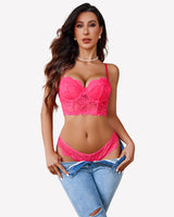 2 Piece Corset Bra and Panty Sets Lingerie Sets-Bra Sets - Tophatter Daily Deals