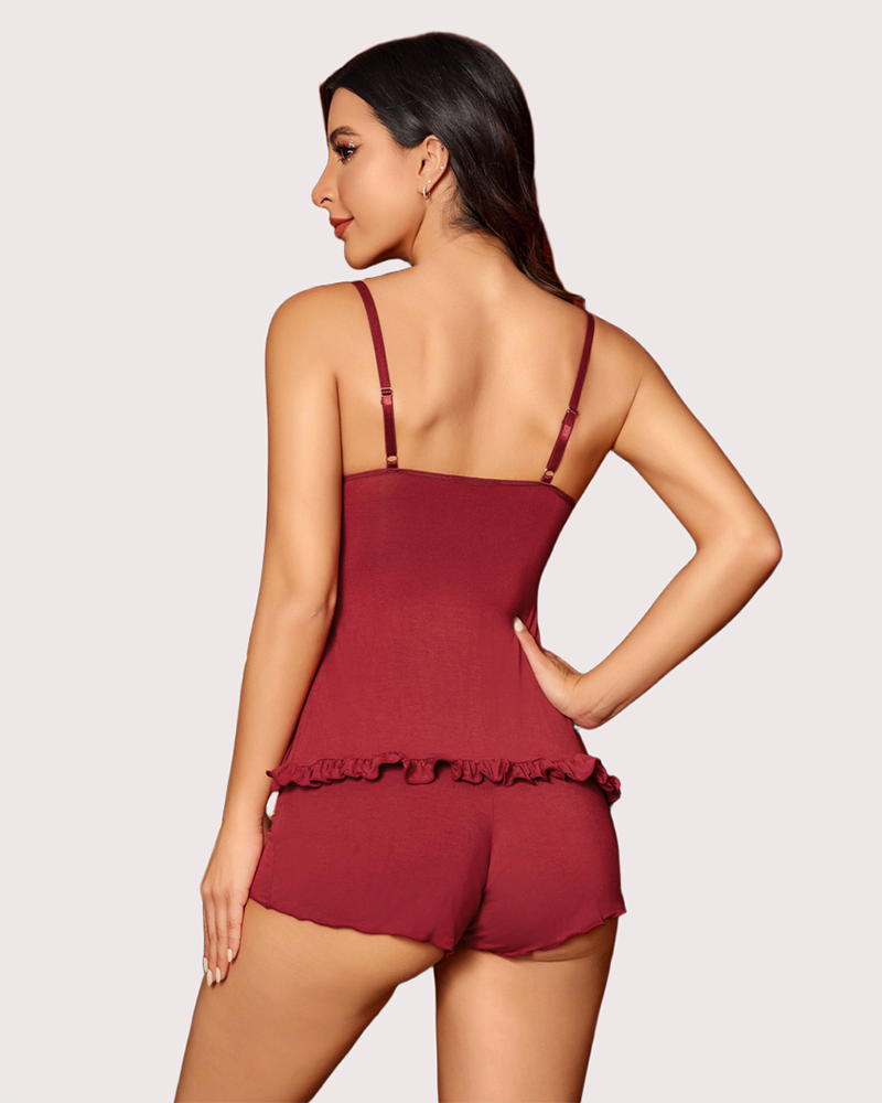 Soft Modal Pajama Sets with Shorts Sleepwears-Pajamas Sets - Tophatter Daily Deals