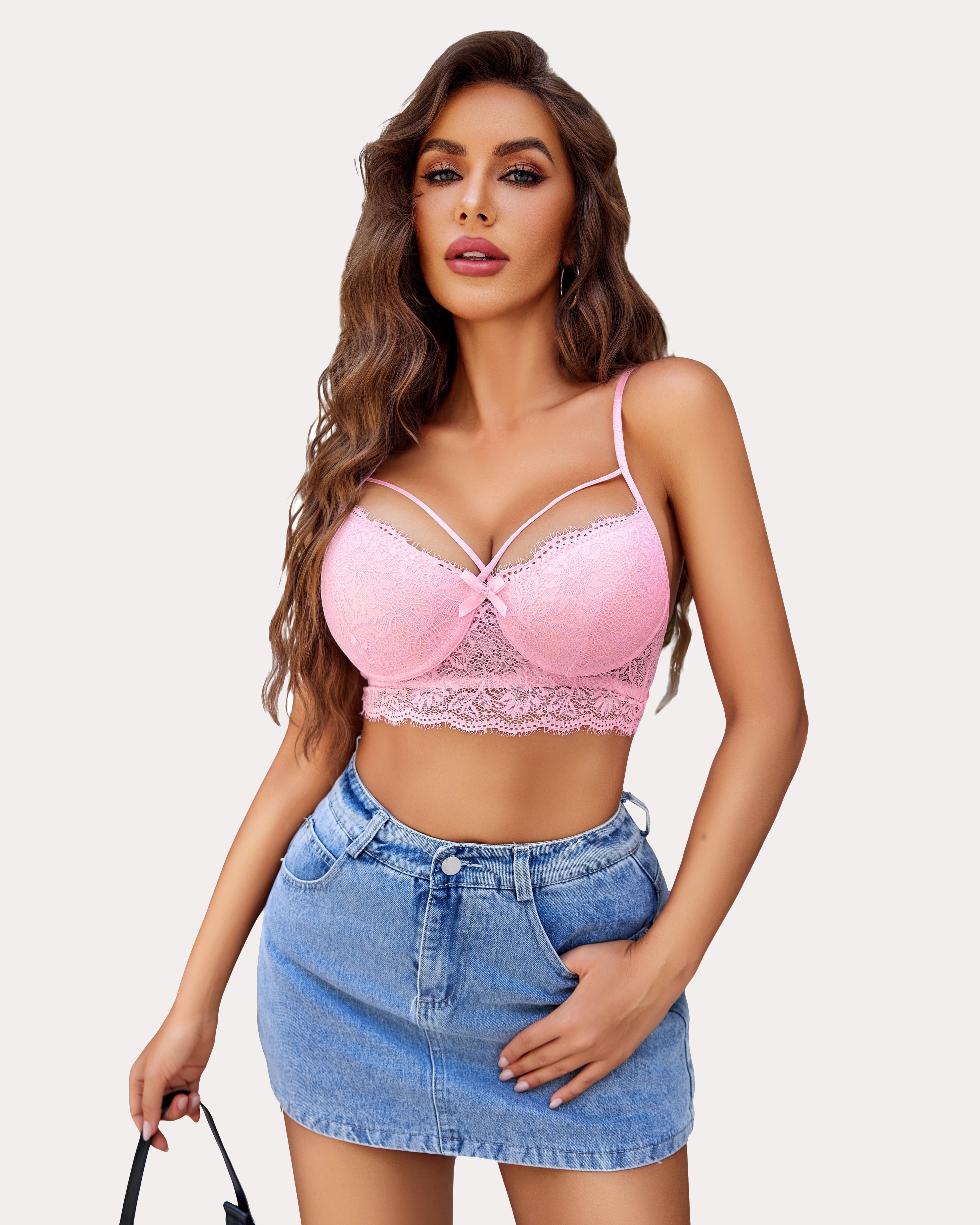 Lace Bra and Panty Set Lingerie Set Lingerie Sets-Bra Sets - Tophatter Daily Deals