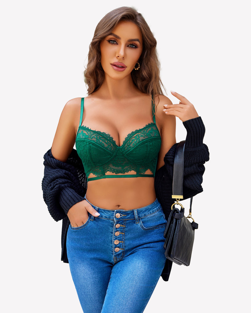 Lace Bra and Panty Sets Lingerie Sets-Bra Sets - Tophatter Daily Deals