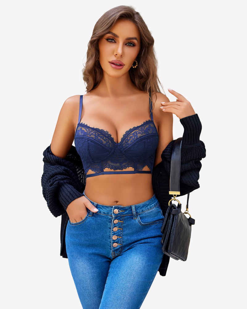 Lace Bra and Panty Sets Lingerie Sets-Bra Sets - Tophatter Daily Deals