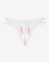 Floral Briefs Embroidered Thongs Panties Lingeries-panties - Tophatter Daily Deals
