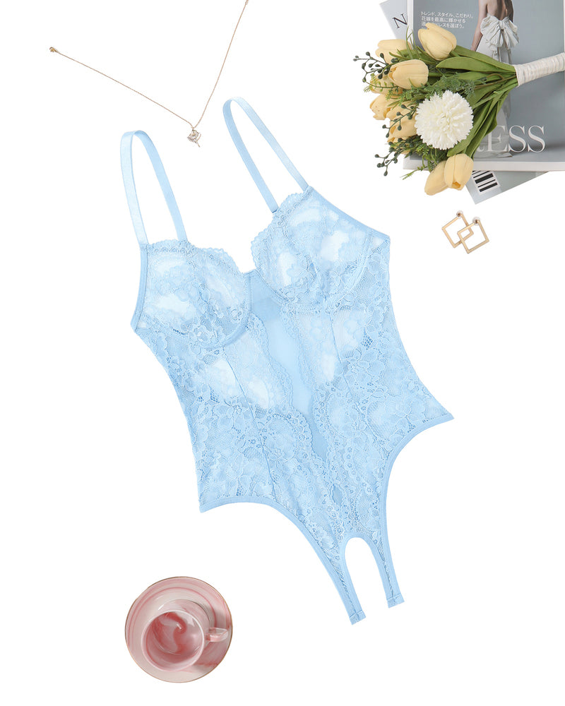 Deep V Cut Out One Piece lingerie Lingeries-Bodysuits - Tophatter Daily Deals