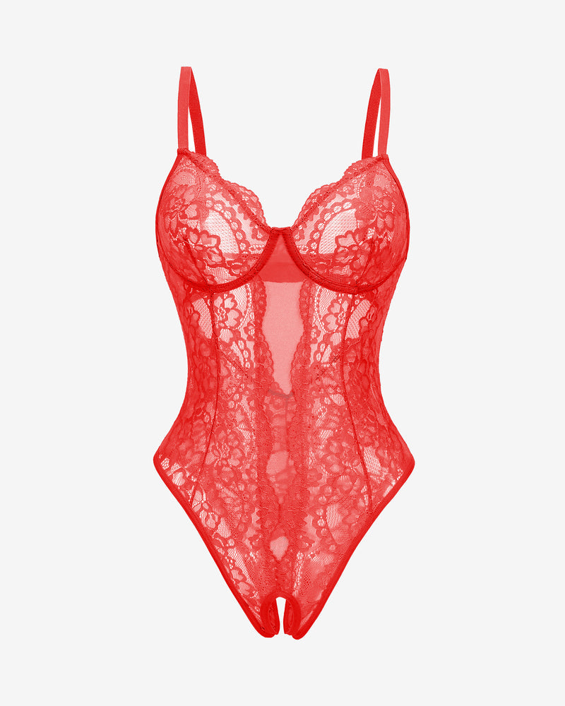Deep V Cut Out One Piece lingerie Lingeries-Bodysuits - Tophatter Daily Deals