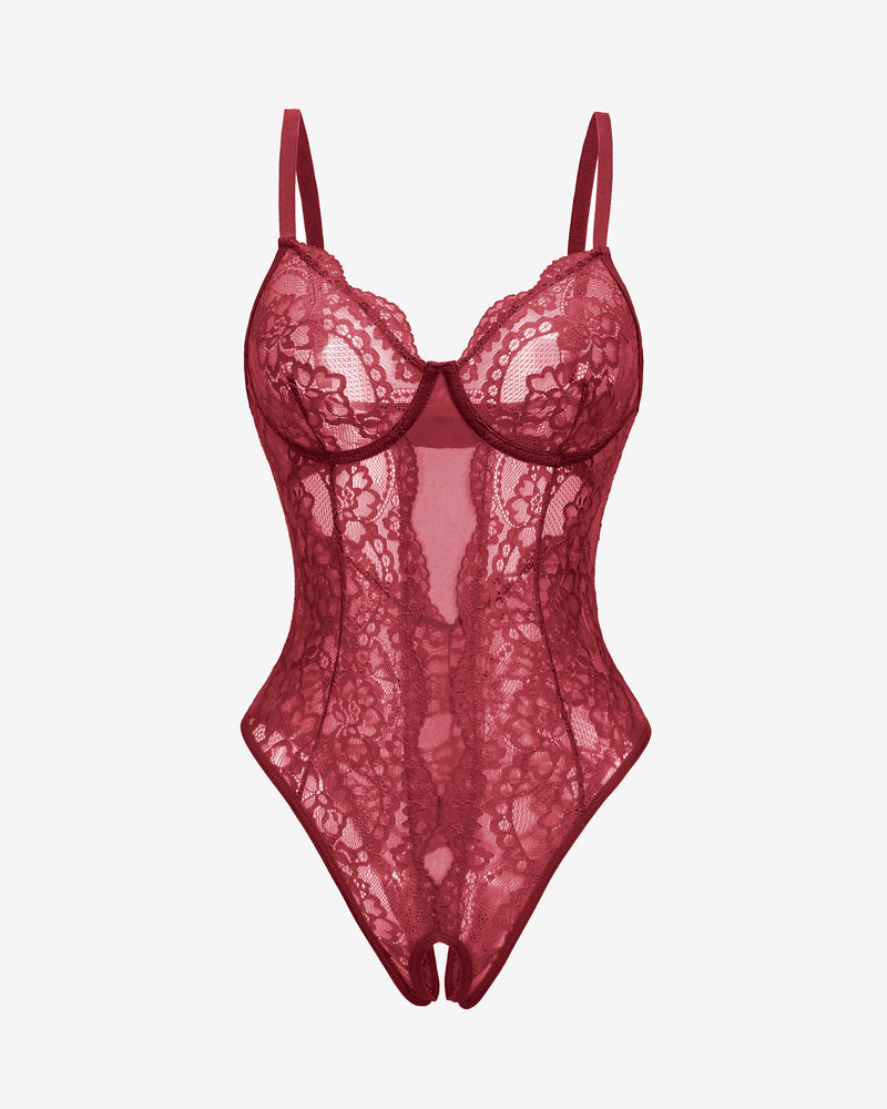 Deep V Cut Out One Piece lingerie Lingeries-Bodysuits - Tophatter Daily Deals