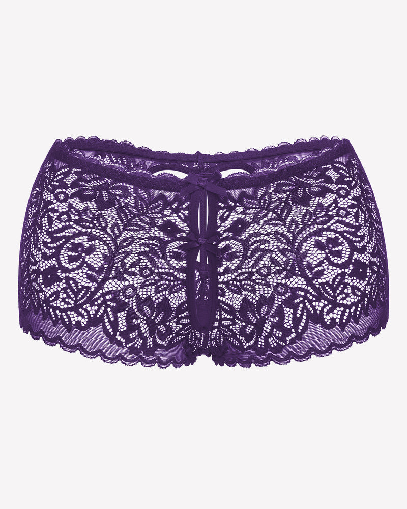 Lace BoyShorts High Waist Panties Lingeries-panties - Tophatter Daily Deals