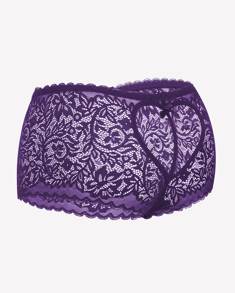 Lace BoyShorts High Waist Panties Lingeries-panties - Tophatter Daily Deals