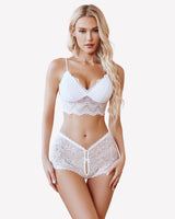 Lace BoyShorts High Waist Panties Lingeries-panties - Tophatter Daily Deals
