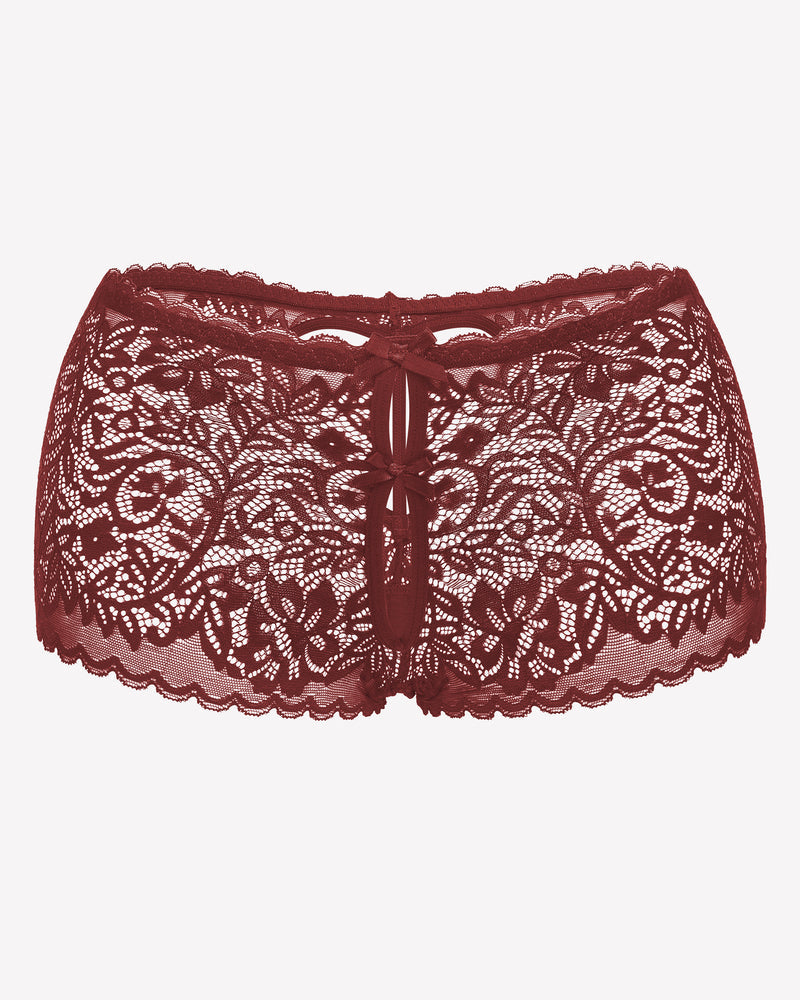 Lace BoyShorts High Waist Panties Lingeries-panties - Tophatter Daily Deals