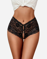 Lace Underwear High Waist Panty Lingeries-panties - Tophatter Daily Deals