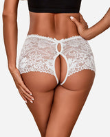 Lace Underwear High Waist Panty Lingeries-panties - Tophatter Daily Deals