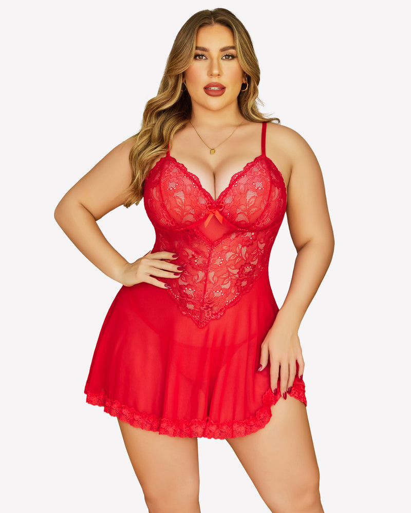 Lace Chemise Dress Night Gowns Lingeries-Chemises - Tophatter Daily Deals