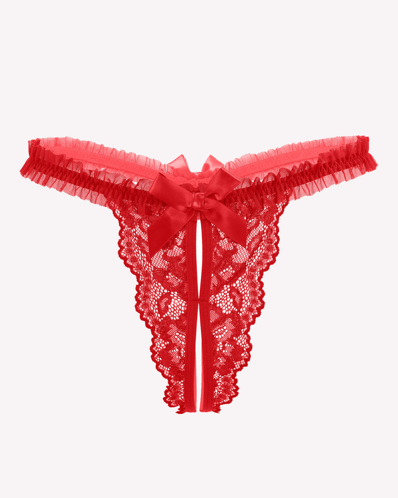 Floral Lace Panties Naughty Lingerie Lingeries-panties - Tophatter Daily Deals