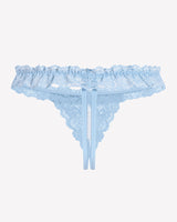 Lace Low Waist Thongs with Pearls Ball Lingeries-panties - Tophatter Daily Deals
