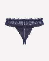 Lace Low Waist Thongs with Pearls Ball Lingeries-panties - Tophatter Daily Deals