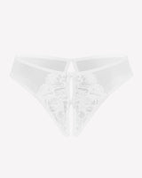 Mesh Panties Briefs with Cute Bow White Lingeries-panties - Tophatter Daily Deals
