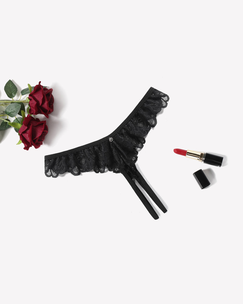 Lace Panties Criss Corss Thong Briefs Lingeries-panties - Tophatter Daily Deals