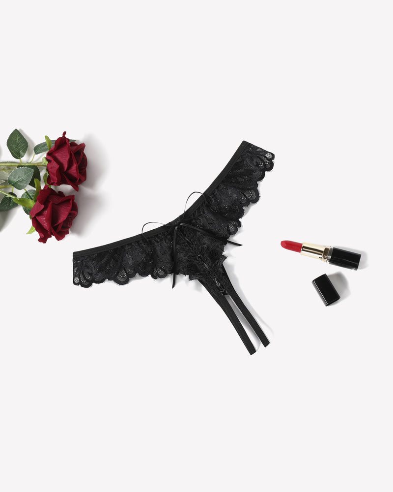 Lace Panties Criss Corss Thong Briefs Lingeries-panties - Tophatter Daily Deals