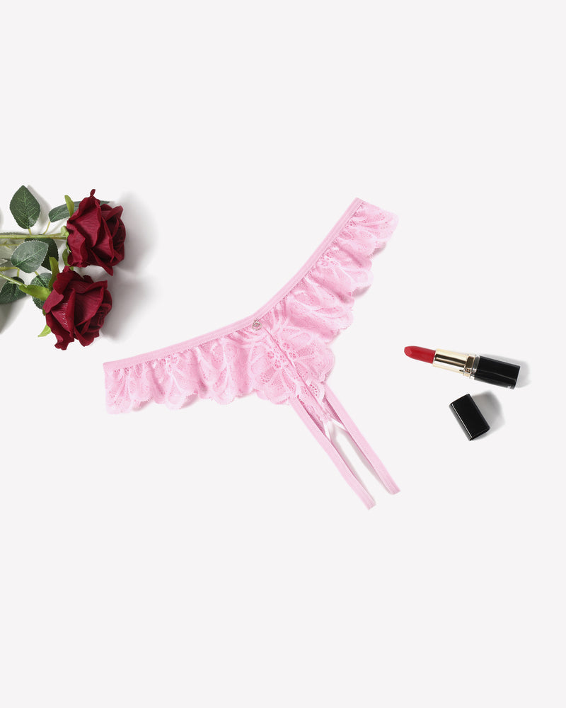 Lace Panties Criss Corss Thong Briefs Lingeries-panties - Tophatter Daily Deals