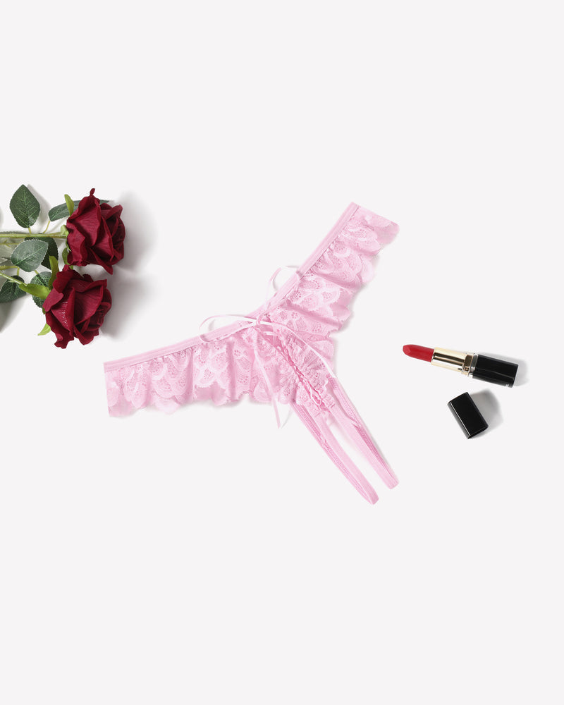 Lace Panties Criss Corss Thong Briefs Lingeries-panties - Tophatter Daily Deals