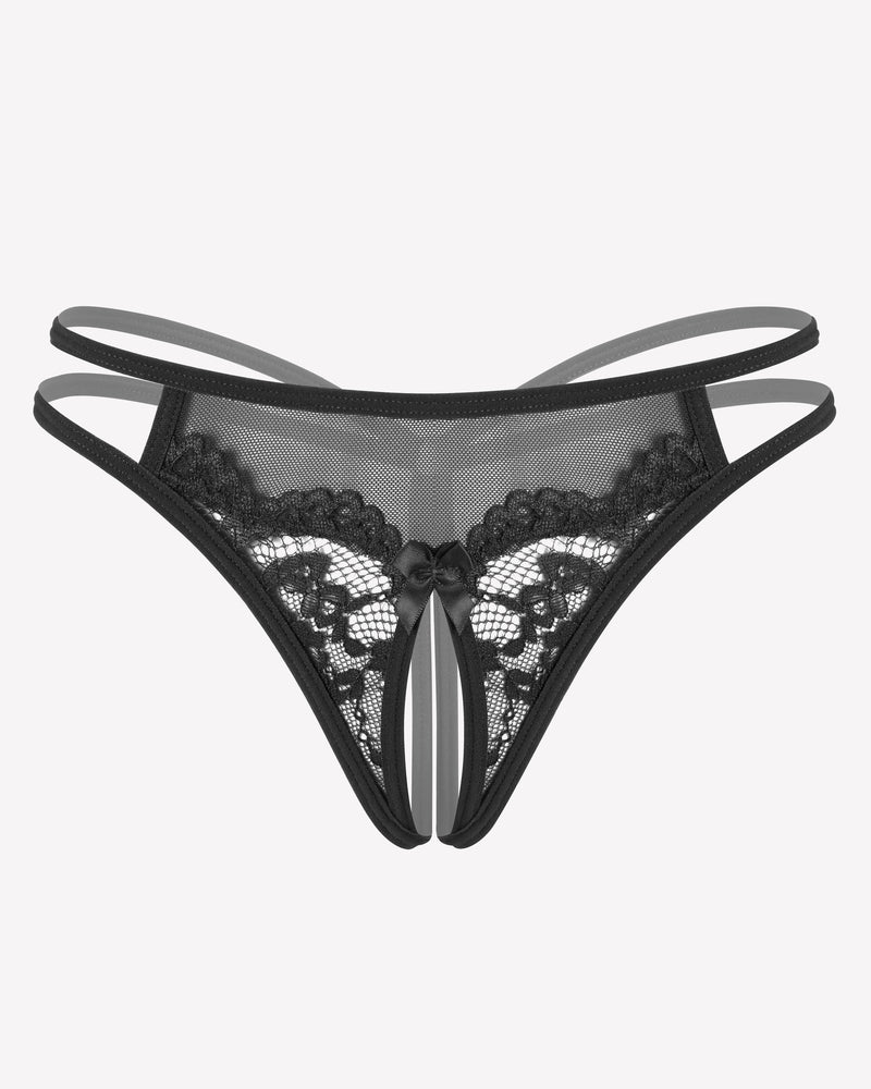 Lace Panties Floral Lace Briefs G-String Lingeries-panties - Tophatter Daily Deals