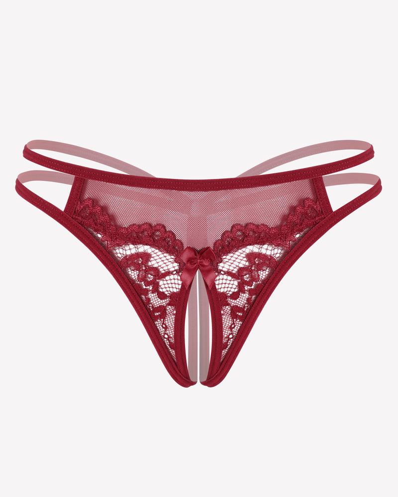 Lace Panties Floral Lace Briefs G-String Lingeries-panties - Tophatter Daily Deals