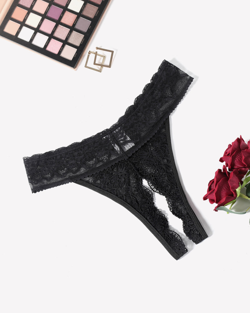 Low Rise T Back Hipster Panty Black Lingeries-panties - Tophatter Daily Deals