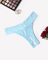 Low Rise T Back Hipster Thong Light Blue Lingeries-panties - Tophatter Daily Deals
