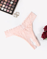 Low Rise T Back Hipster Thong Light Pink Lingeries-panties - Tophatter Daily Deals
